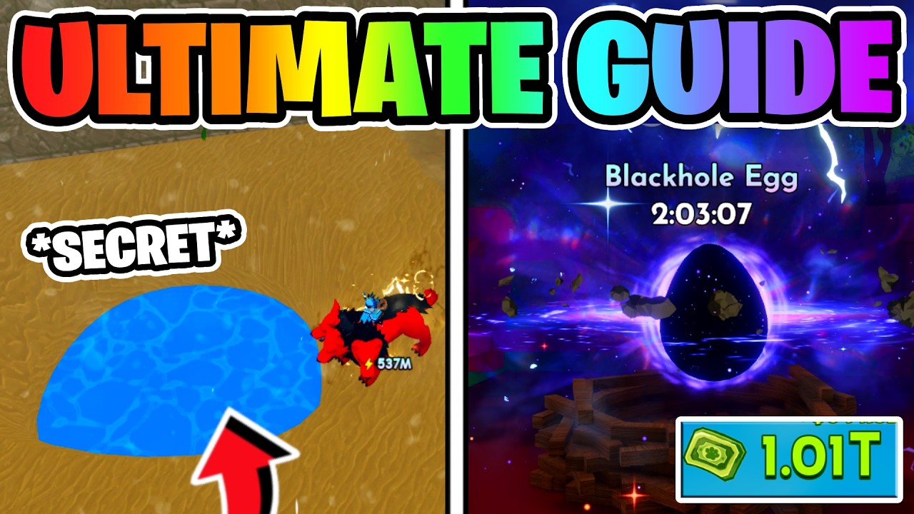 Ride A Pet gameplay artwork showing a Blackhole Egg and an egg-search route